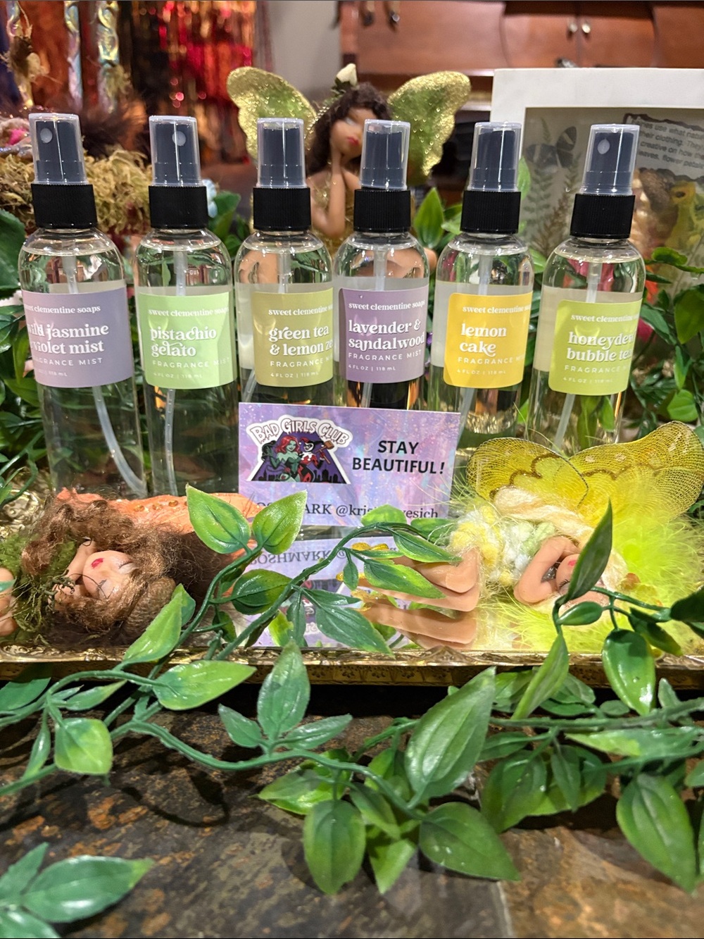 Sweet Clementine Soothing Room & Body Mists - All handmade Assorted Scents NWT 👇